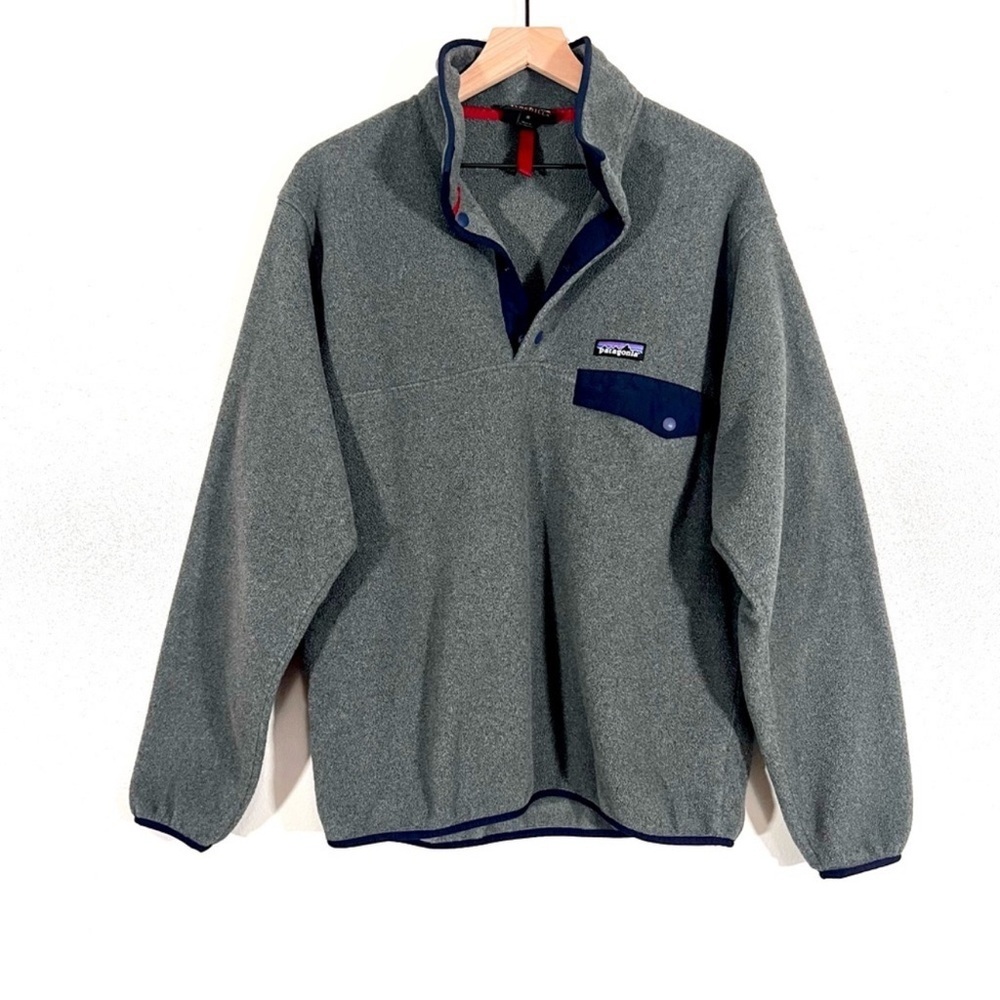 Patagonia Gray Synchilla Sweater